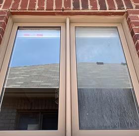 Professional window cleaning result